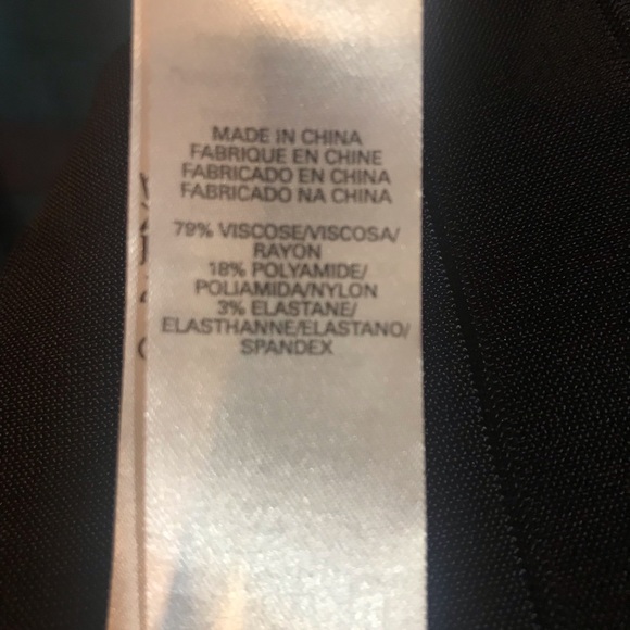 French Connection black/blues dress - Picture 4 of 5